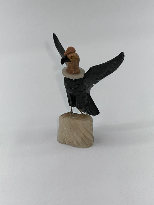 Genuine Calcite Condor Figurine