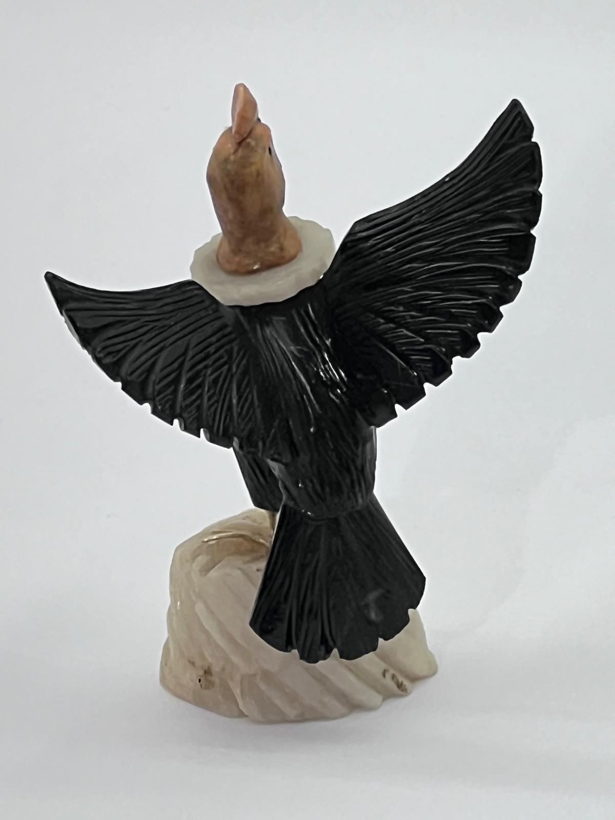 Genuine Calcite Condor Figurine